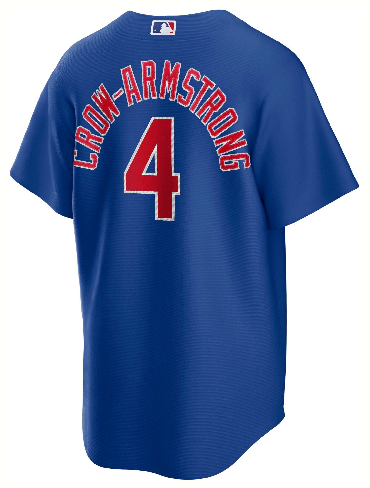 Nike Men's Chicago Cubs Pete Crow-Armstrong #4 Light Blue Replica Home Jersey product image