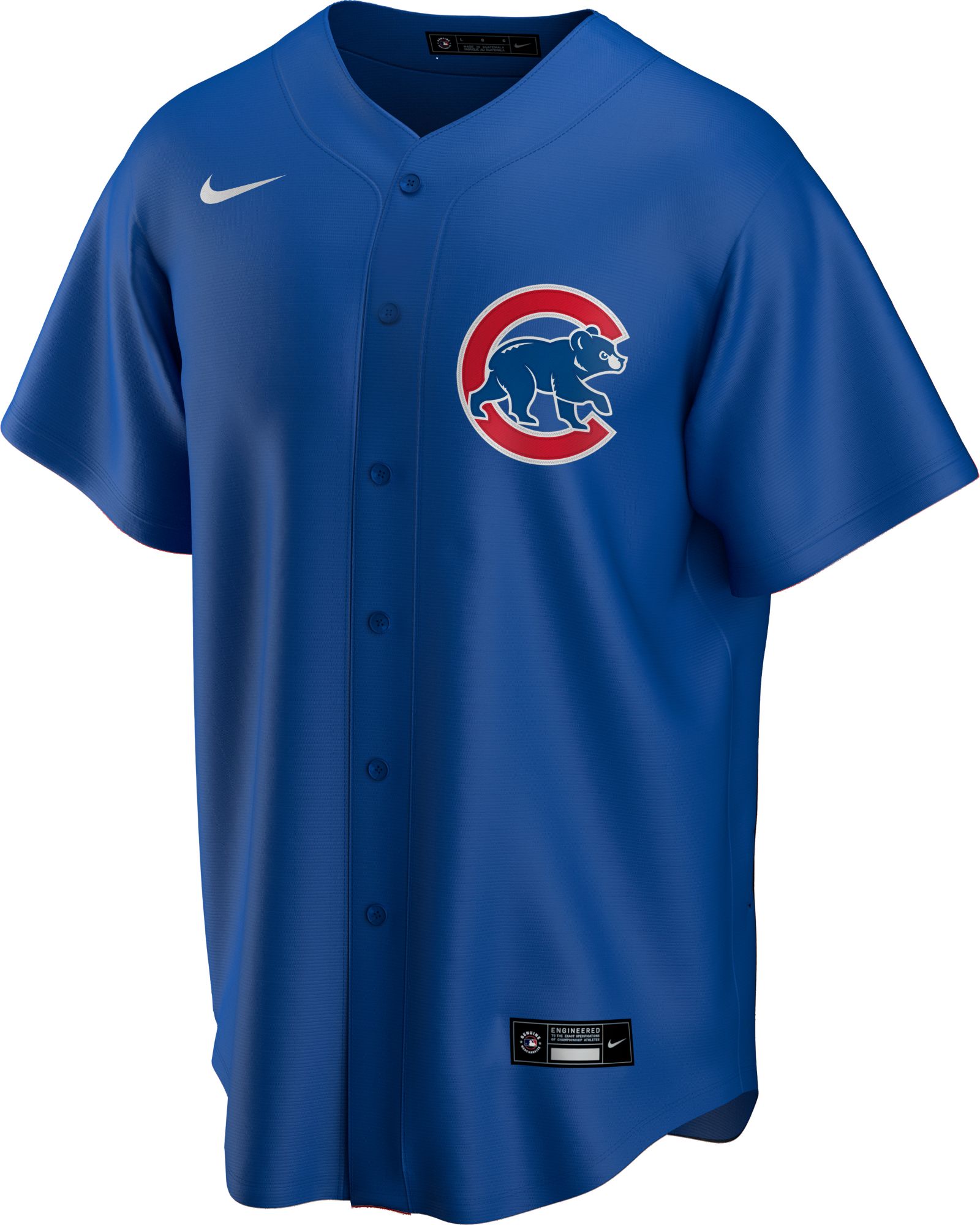 Nike Men's Replica Chicago Cubs Javier Baez #9 Royal Cool Base Jersey product image