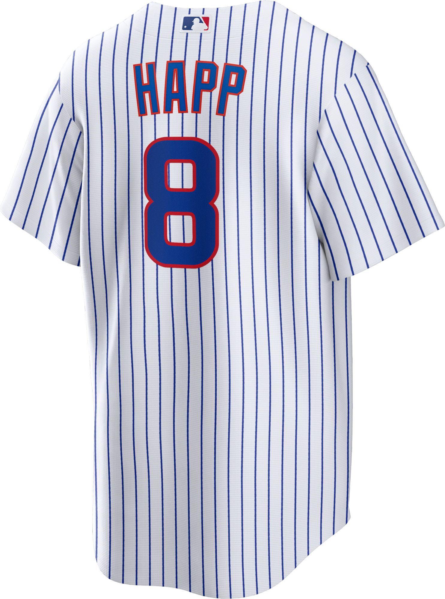 Nike Men's Chicago Cubs Ian Happ #8 White Cool Base Jersey