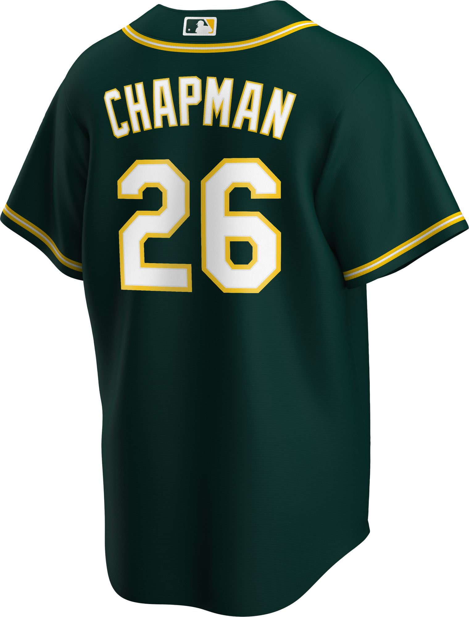 Nike Men's Replica Athletics Matt Chapman #26 Green Cool Base Jersey product image