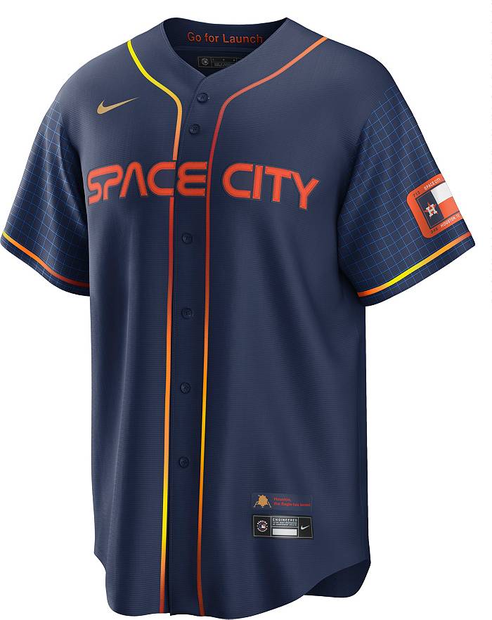 Houston Astros Nike Official Replica Home Jersey - Youth with Altuve 27  printing