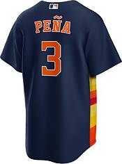 Men's Houston Astros #3 Jeremy Pena White Stitched Flex Base Baseball Jersey