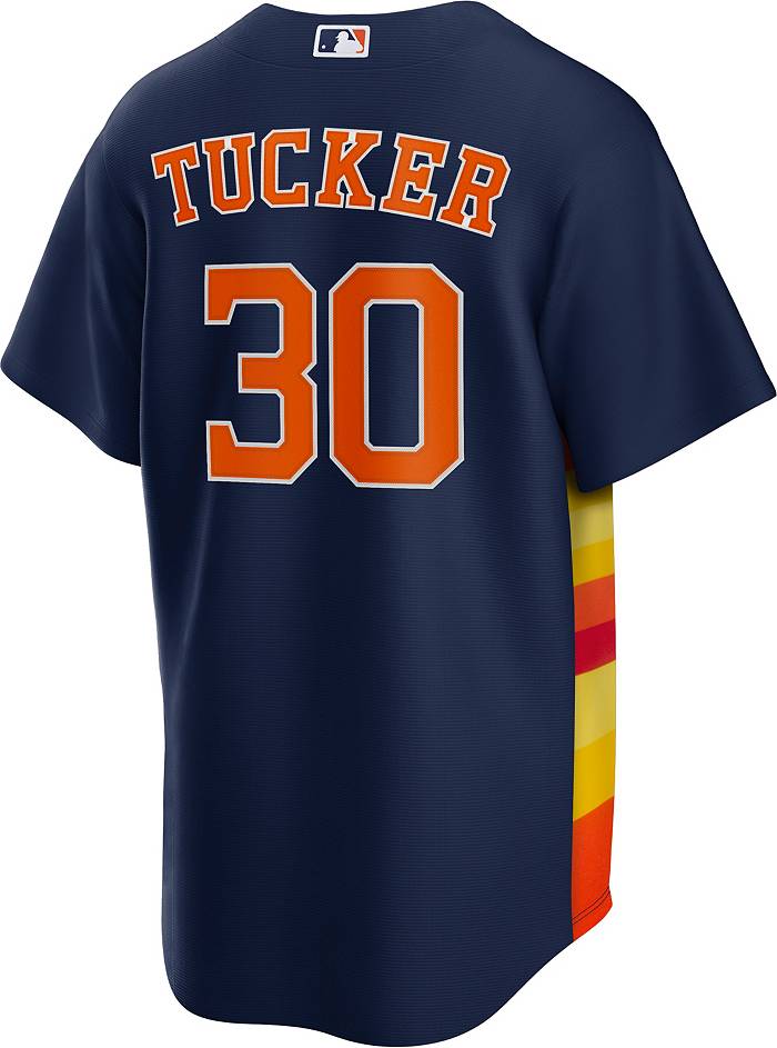 Youth Houston Astros Kyle Tucker Nike Orange Alternate Replica Player Jersey