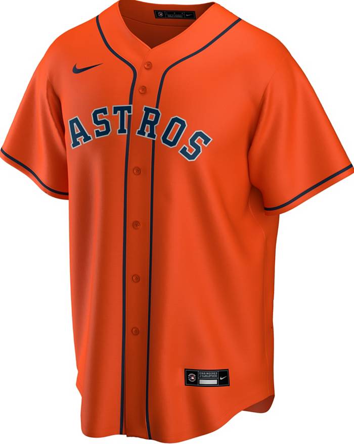 Nike MLB Houston Astros Alvarez Gray Baseball Jersey Mens Size