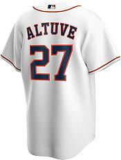 Nike Men's Replica Houston Astros Jose Altuve #27 Cool Base White Jersey product image