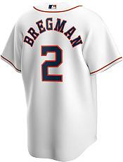 Nike Alex Bregman Houston Astros White 2023 Gold Collection