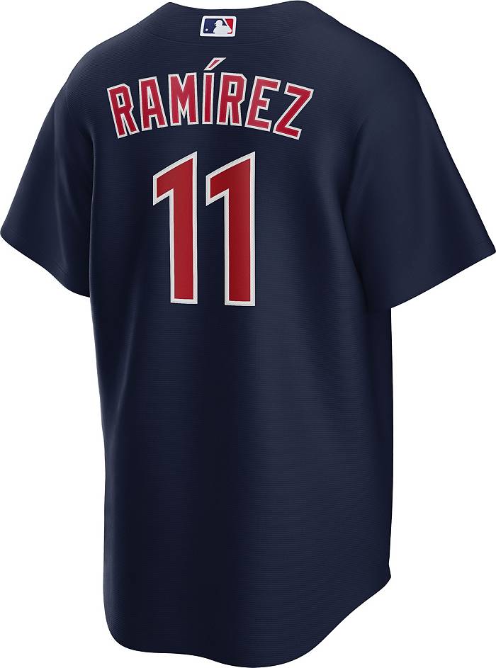 Indians 11 Jose Ramirez Charcoal Nike 2022 MLB All Star Cool Base Jersey