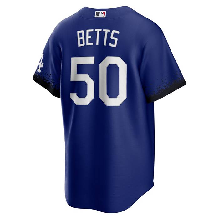 Nike Youth Replica Los Angeles Dodgers Mookie Betts #50 Cool Base Jersey - M (Medium)