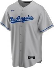 Nike Men's Replica Los Angeles Dodgers Cody Bellinger #35 Grey Cool Base Jersey product image