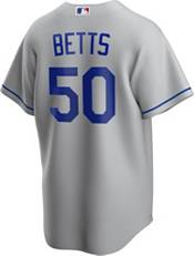 Los Angeles Dodgers Mookie Betts Gray Authentic Women's Road
