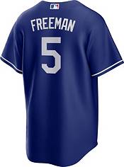 Nike Men's Los Angeles Dodgers Freddie Freeman #5 White Home Cool Base  Jersey