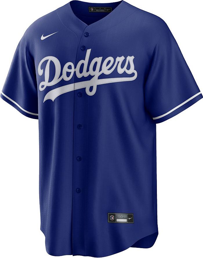 Los Angeles Dodgers Nike Official Replica Road Jersey - Mens with