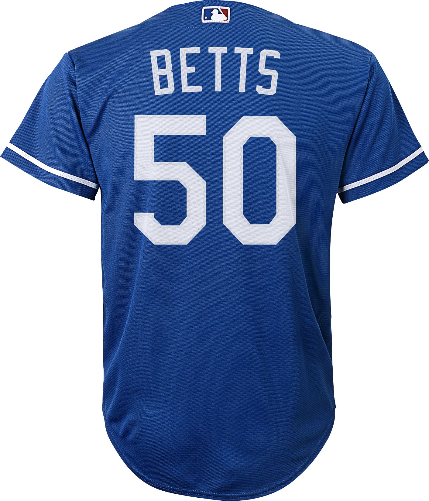 Nike Men's Replica Los Angeles Dodgers Mookie Betts #50 Cool Base Blue Jersey product image