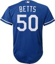 Nike Men's Replica Los Angeles Dodgers Mookie Betts #50 Cool Base Blue Jersey product image