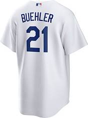 Los Angeles Dodgers Walker Buehler Gray Authentic Men's Away