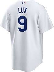 Nike Men's Los Angeles Dodgers Gavin Lux #9 White Cool Base Home Jersey product image