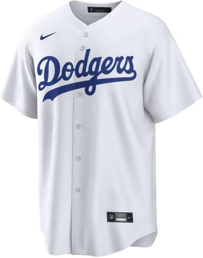 Nike Men's Los Angeles Dodgers Shohei Ohtani #17 White Cool Base Jersey