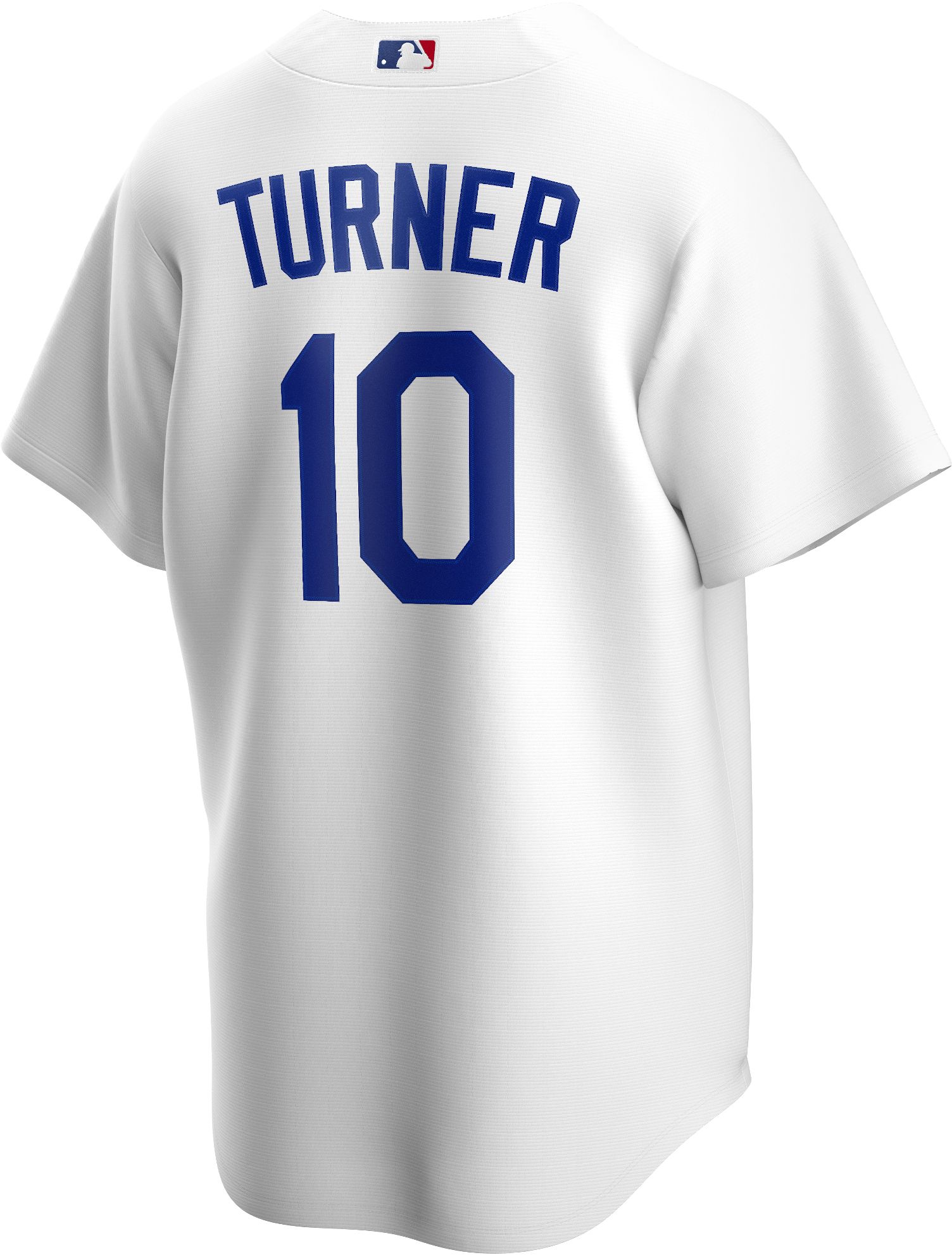 Nike Men's Replica Los Angeles Dodgers Justin Turner #10 White Cool Base Jersey product image