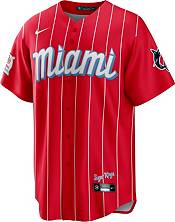 Nike Men's Miami Marlins Red 2021 City Connect Cool Base Jersey product image