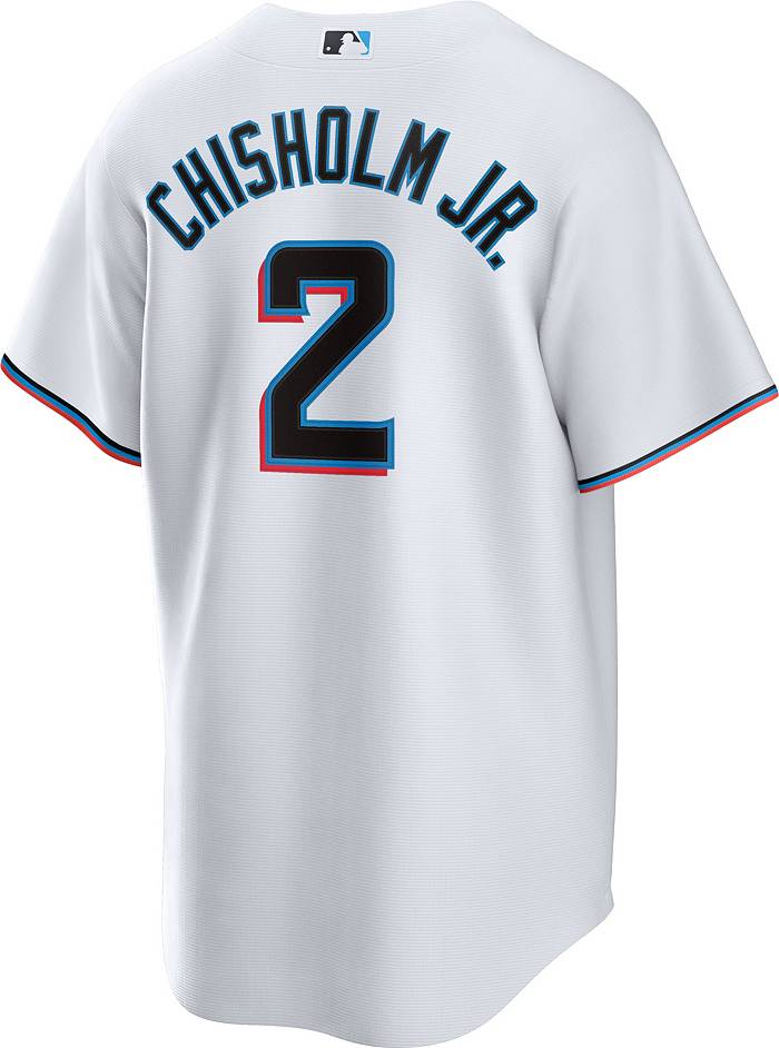 Miami Marlins Nike Official Replica Home Jersey - Youth