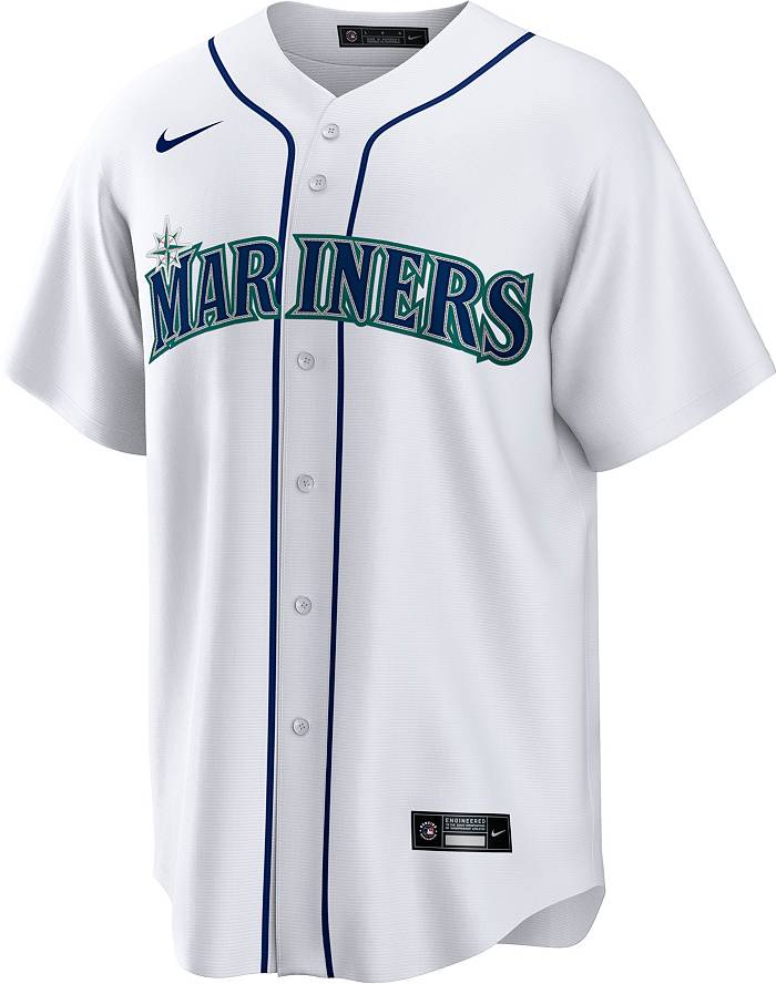 Men's Seattle Mariners Majestic Light Blue Official Cool Base Team Jersey