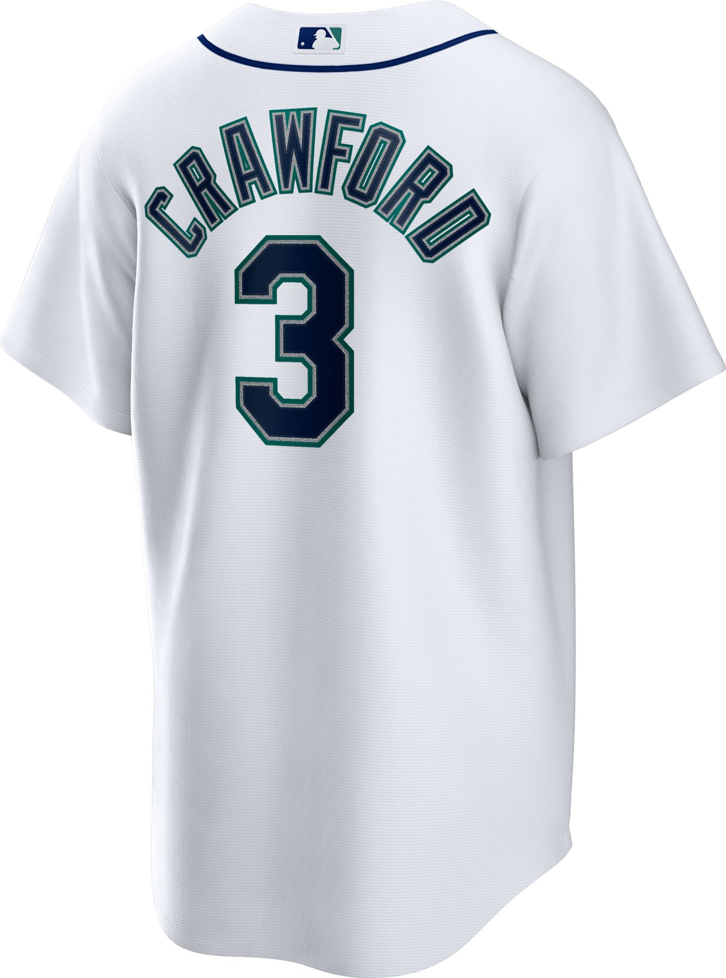 Nike Men's Seattle Mariners J.P. Crawford #3 White Cool Base Home Jersey product image