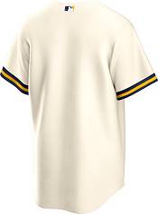Nike Men's Milwaukee Brewers Cream Cool Base Jersey product image