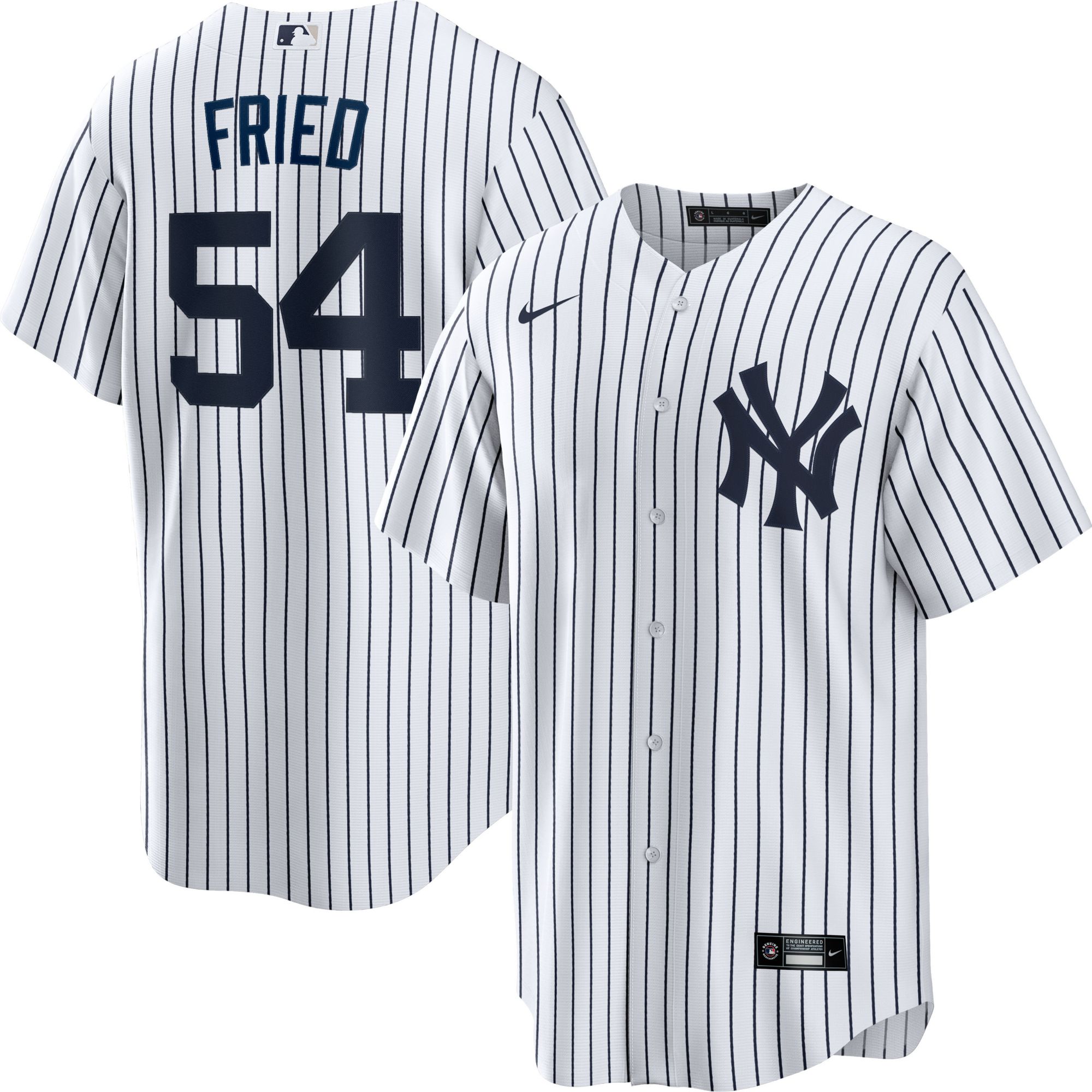 Nike Men's New York Yankees Max Fried #54 White Replica Home Jersey product image