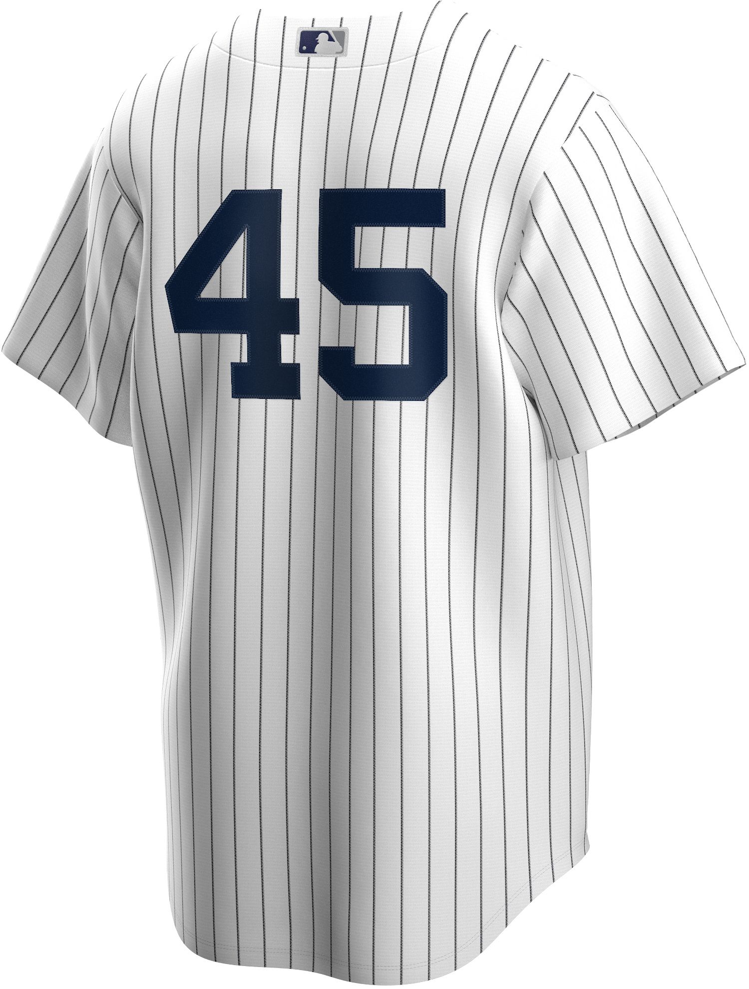 Nike Men's Replica New York Yankees Gerrit Cole #45 Cool Base Number Only White Jersey