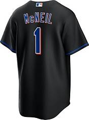 Nike Men's New York Mets Jeff McNeil #1 Black Cool Base Alternate Jersey product image
