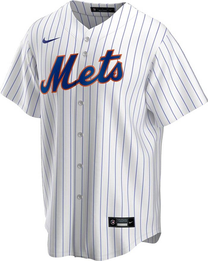 Jeff Brigham Men's Nike White New York Mets Home Replica Custom Jersey Size: Large