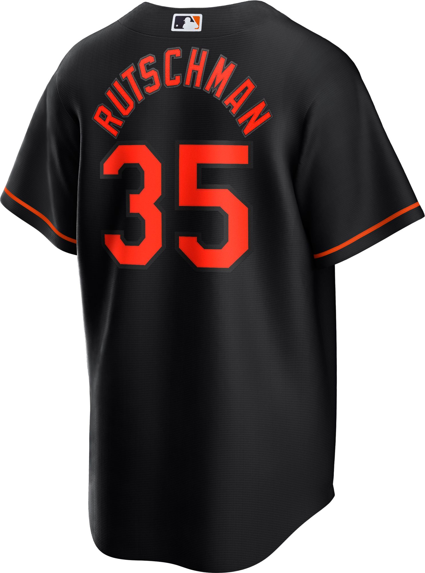 Nike Men's Baltimore Orioles Adley Rutschman #35 Black Alternate Cool Base Jersey product image