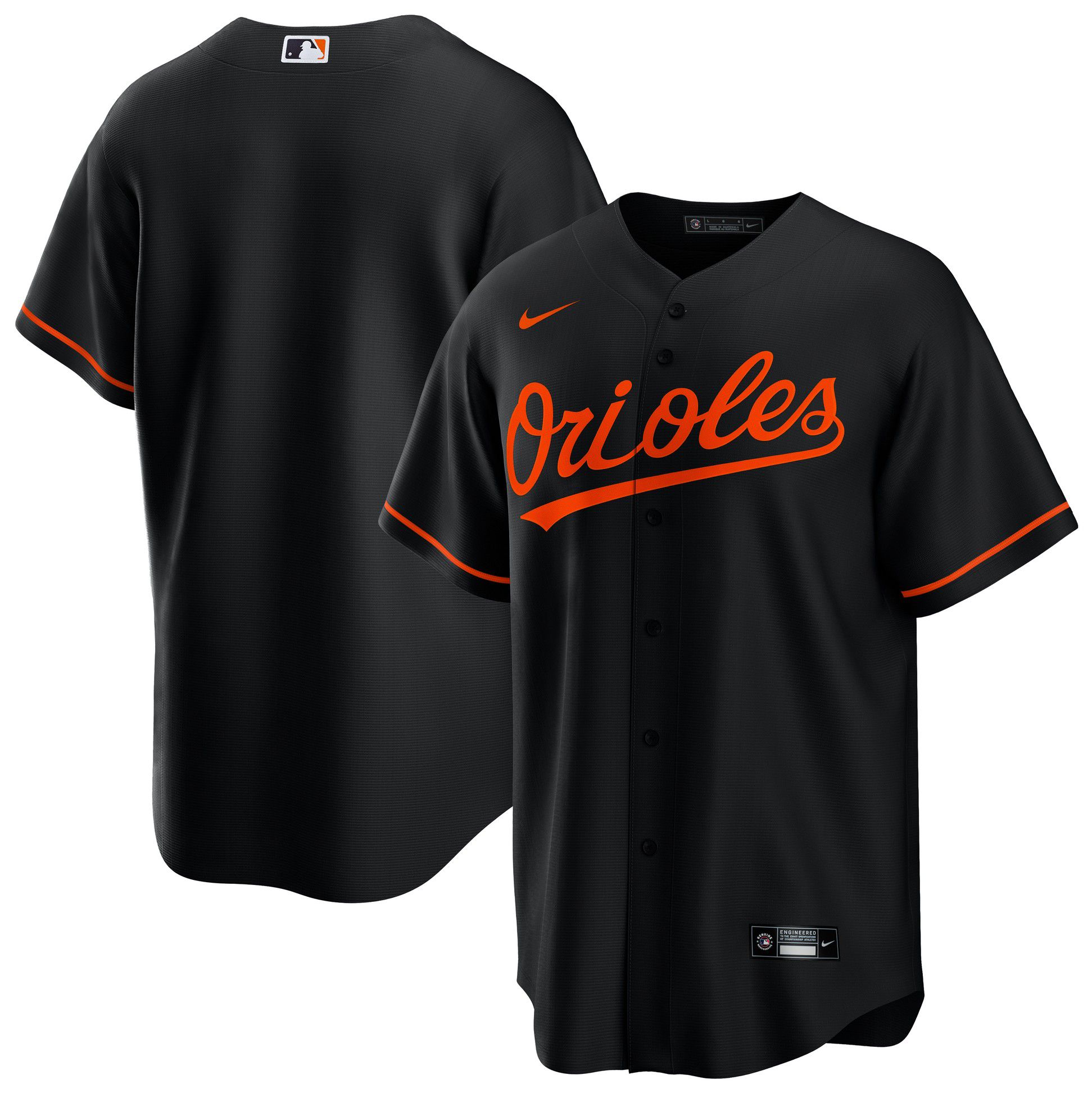 Nike Adult Baltimore Orioles Black Replica Jersey product image