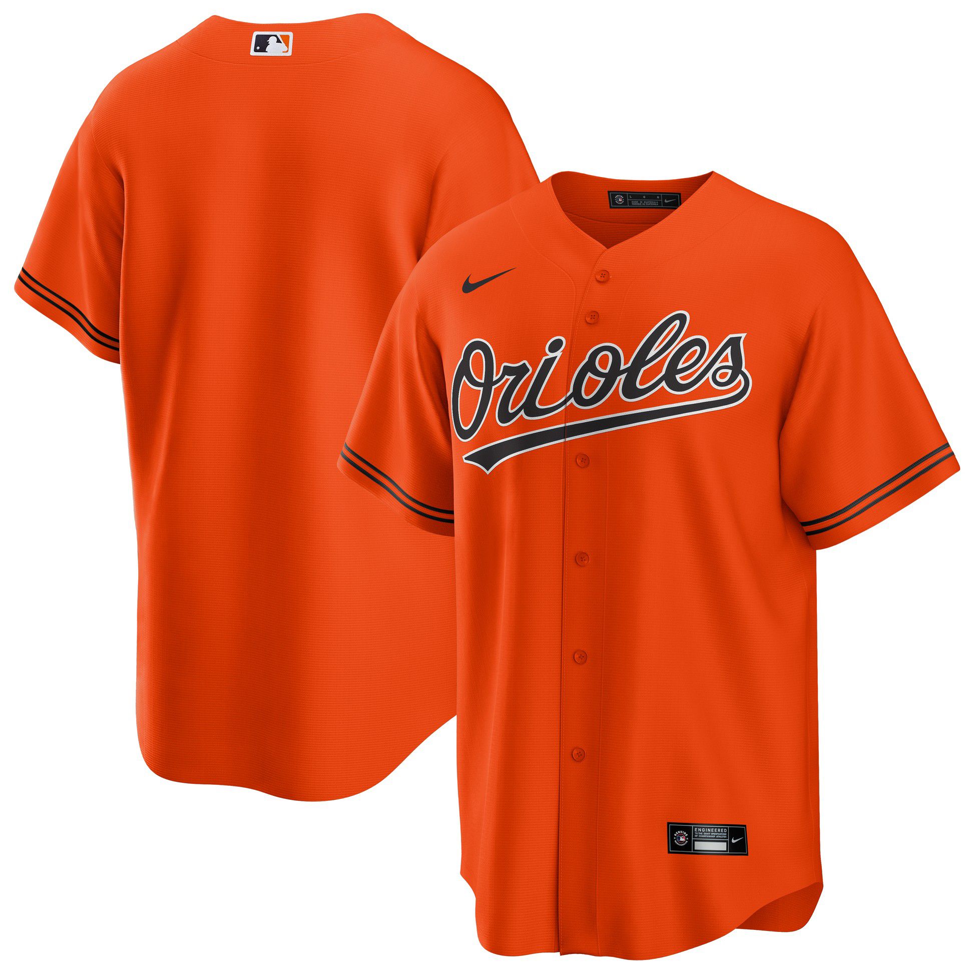 Nike Adult Baltimore Orioles Orange Replica Jersey product image