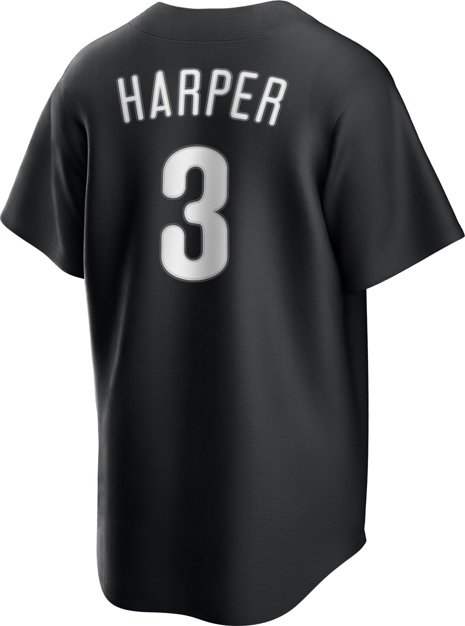 Nike Men's Philadelphia Phillies Bryce Harper Black Cool Base Jersey product image