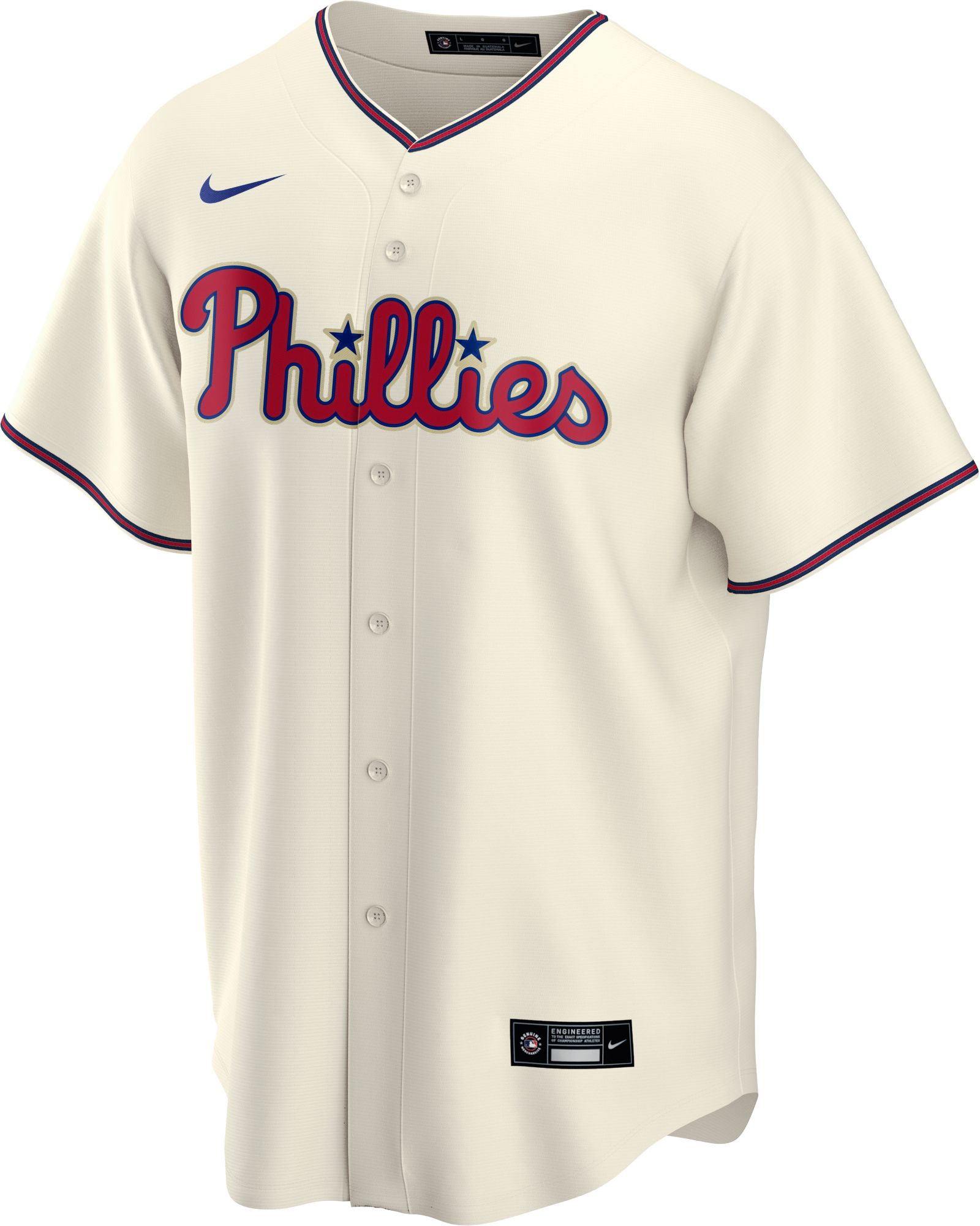 Nike Men's Replica Philadelphia Phillies Bryce Harper #3 Cream Cool Base Jersey product image