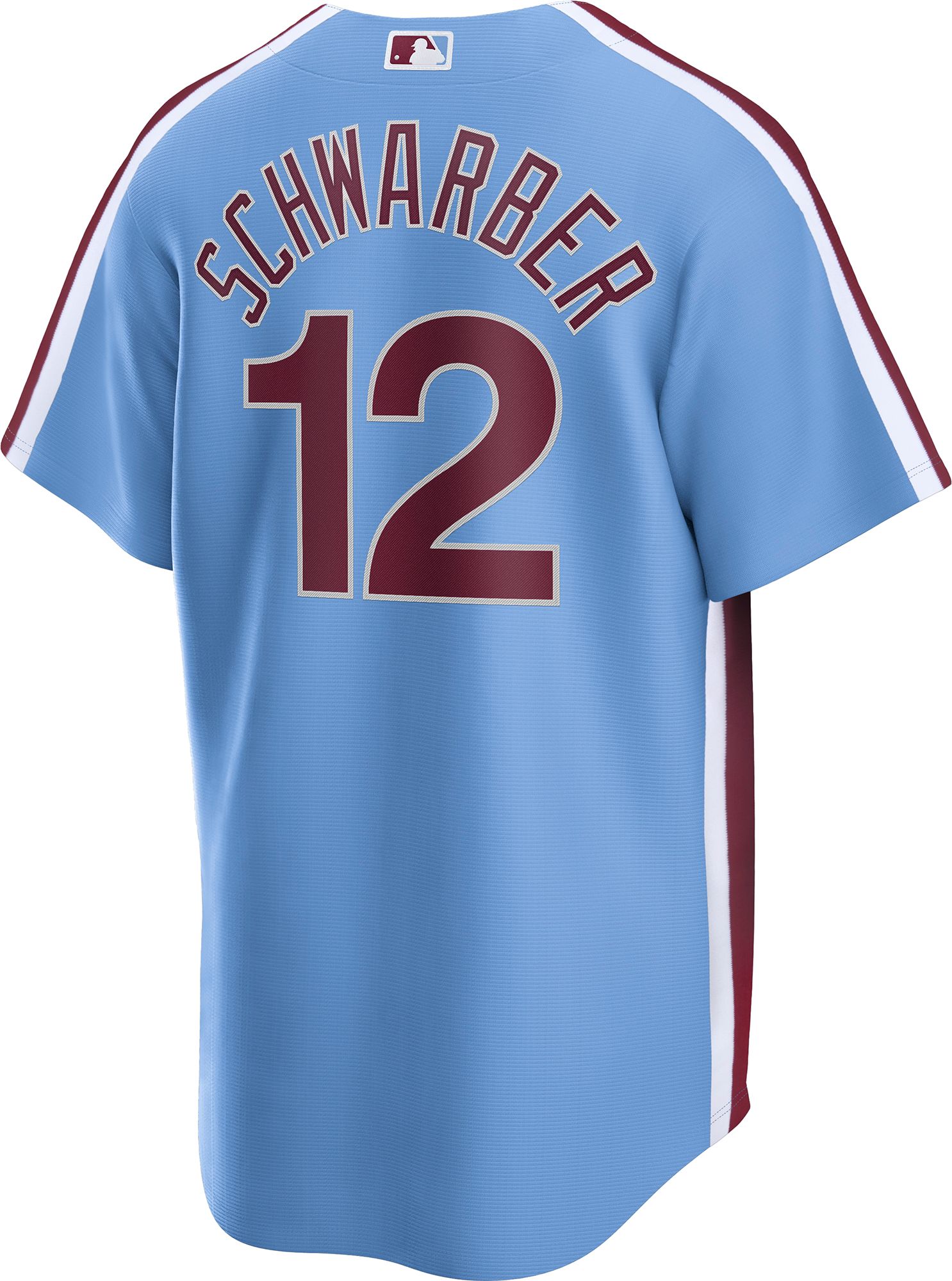 Nike Men's Philadelphia Phillies Kyle Schwarber #12 Blue Alternate Replica Jersey product image