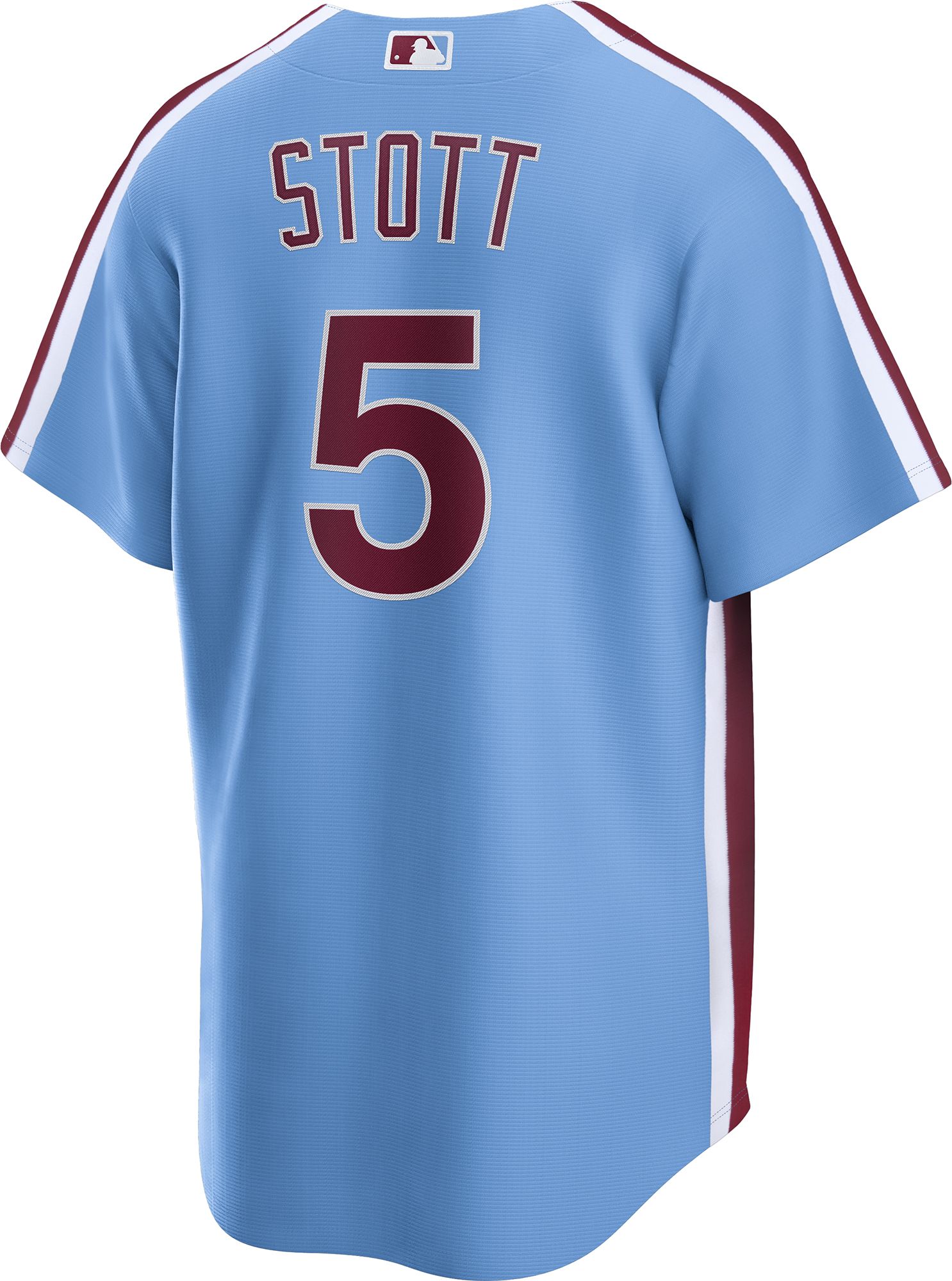 Nike Men's Philadelphia Phillies Blue Bryson Stott #5 Alternate Replica Jersey product image