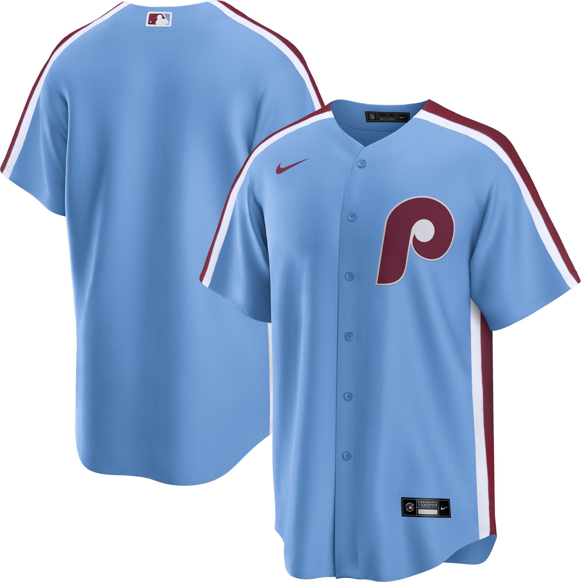 Nike Adult Philadelphia Phillies Light Blue Limited Jersey product image