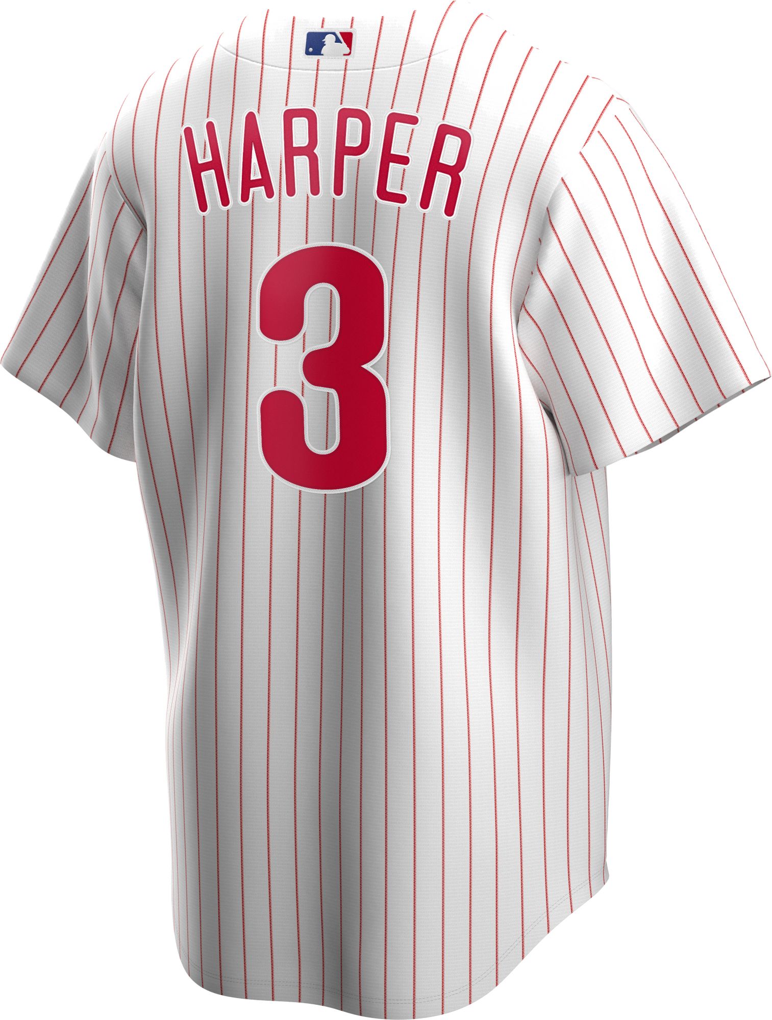 Nike Men's Replica Philadelphia Phillies Bryce Harper #3 White Cool Base Jersey product image