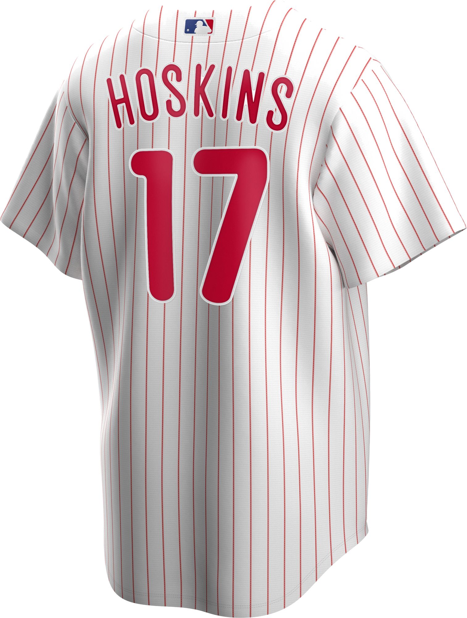 Nike Men's Replica Philadelphia Phillies Rhys Hoskins #17 White Cool Base Jersey product image