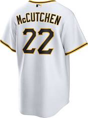 Men's Stitches White Pittsburgh Pirates Cooperstown Collection V-Neck Jersey