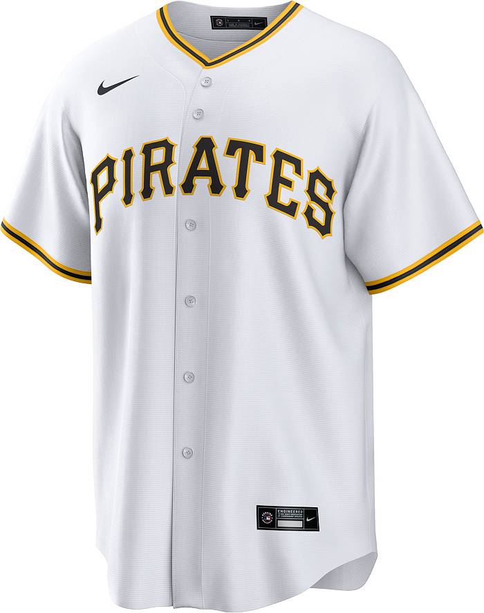 Nike Men's Pittsburgh Pirates Henry Davis #32 White Cool Base Jersey