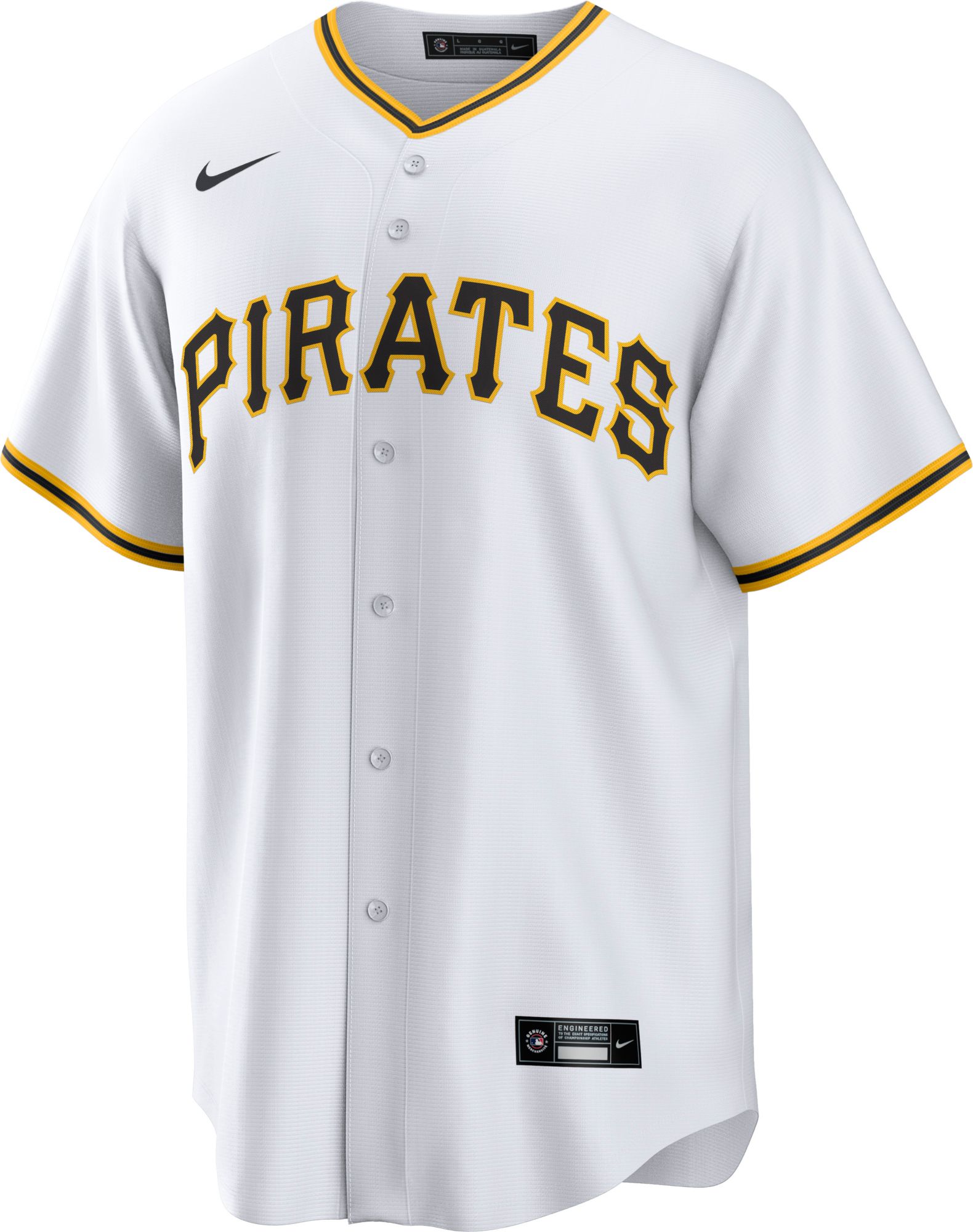 Nike Men's Pittsburgh Pirates Bryan Reynolds #10 White Cool Base Jersey