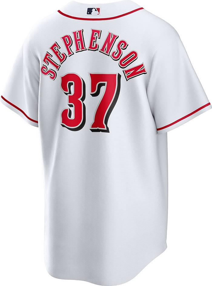 Nike Youth Cincinnati Reds City Connect Tyler Stephenson #37 Cool Base  Jersey
