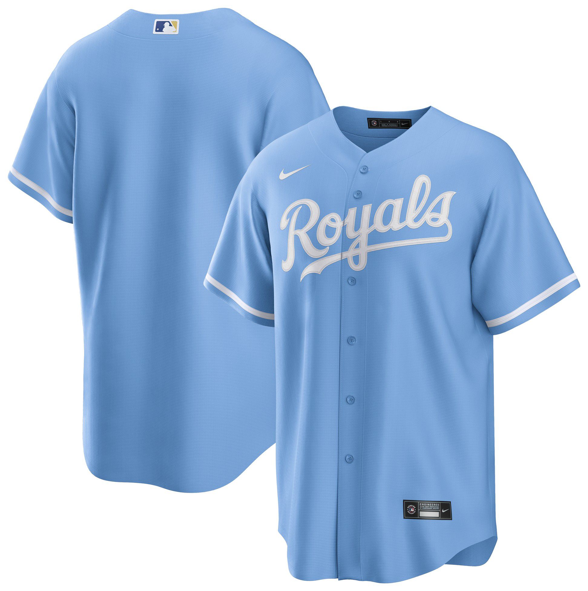 Nike Adult Kansas City Royals Light Blue Replica Jersey product image