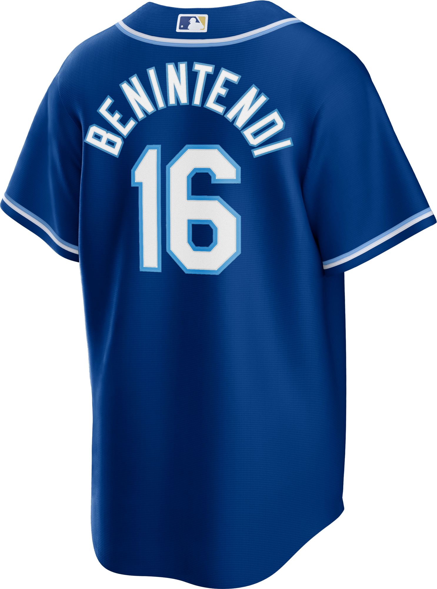 Nike Men's Replica Kansas City Royals Andrew Benintendi #16 Cool Base Royal Jersey product image