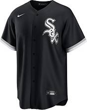 Nike Men's Chicago White Sox Andrew Vaughn #25 Black Cool Base Alternate Jersey product image