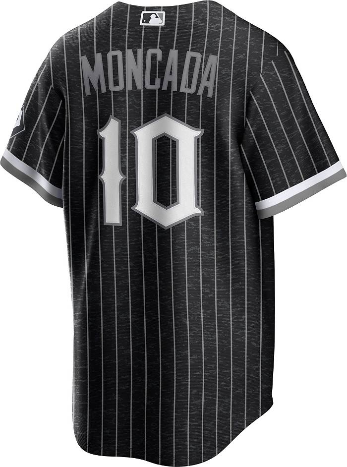 Nike Men's Chicago White Sox Yoán Moncada #10 Black 2021 City