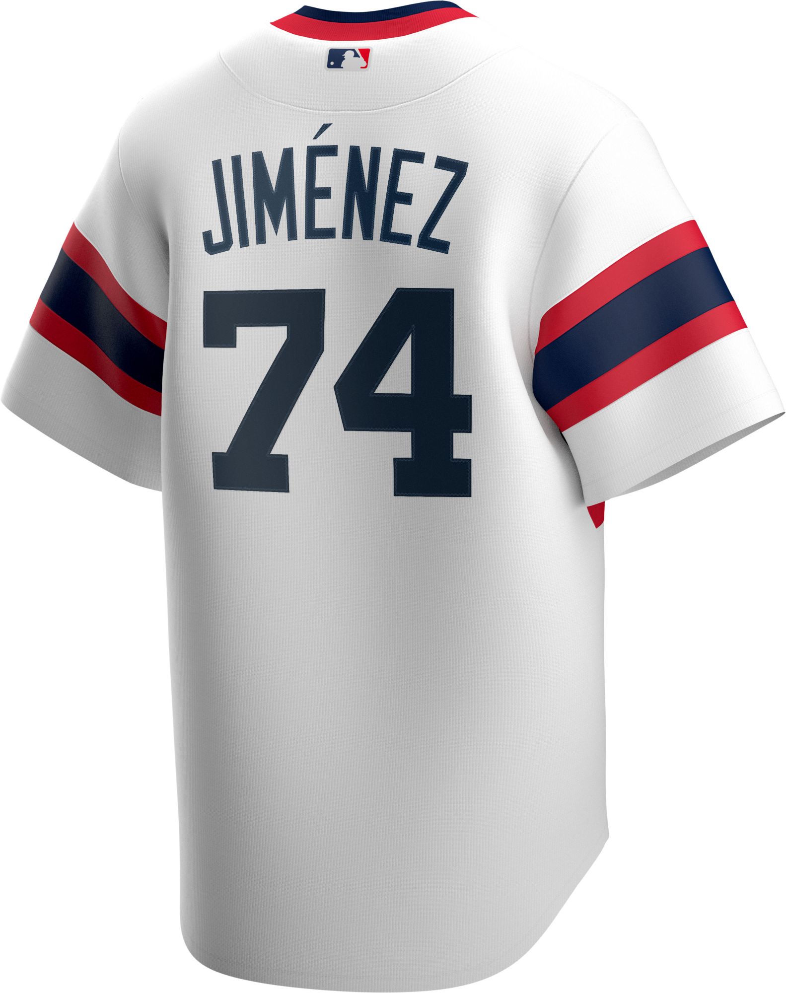 Nike Men's White Sox Eloy Jimenez #74 Cooperstown V-Neck Pullover Jersey product image